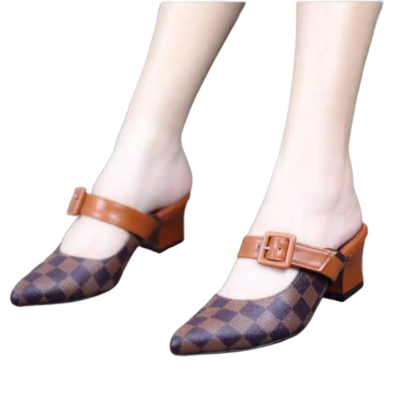 Sandal Sepatu Slipon PD362 Damier