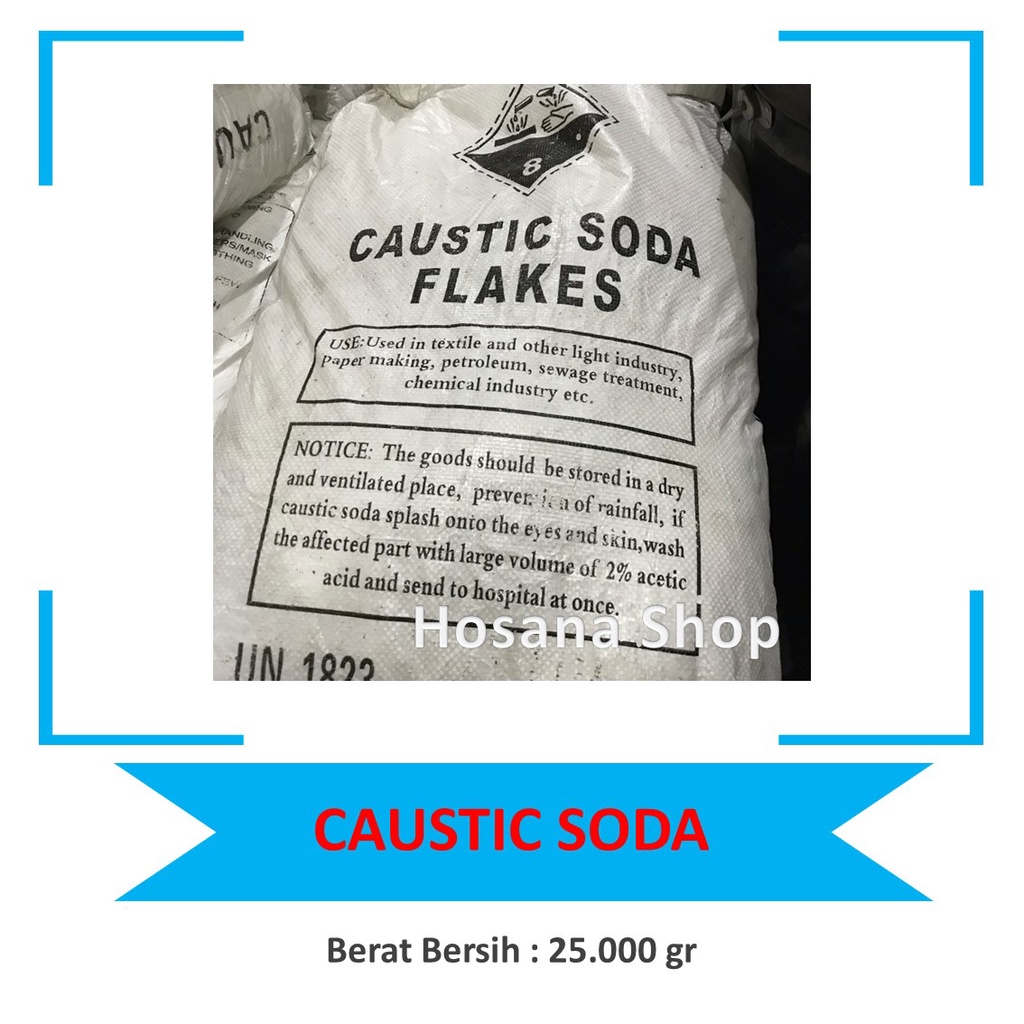 Jual Caustic Soda Soda Api Flakes Kg Shopee Indonesia