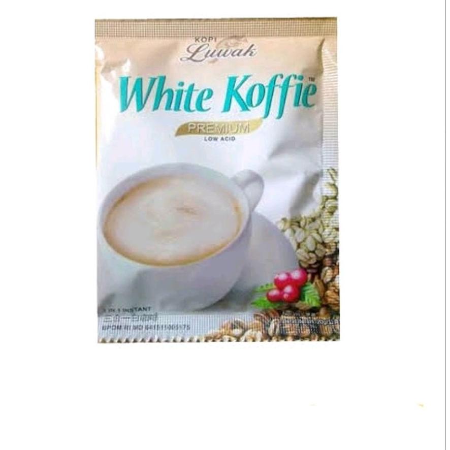 

❤[BIG ⚡ALE!!!]❤Kopi LUWAK White Koffie Coffee 3 in 1 Instant 1 Renceng 10 Sachet @20gr (10 pcs) Original