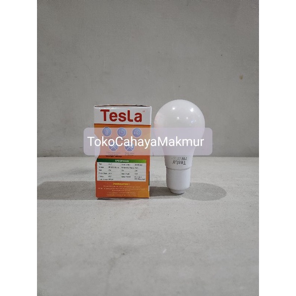 Lampu LED Bohlam Classic 7w 7watt Tesla Cahaya Putih Hemat Energy