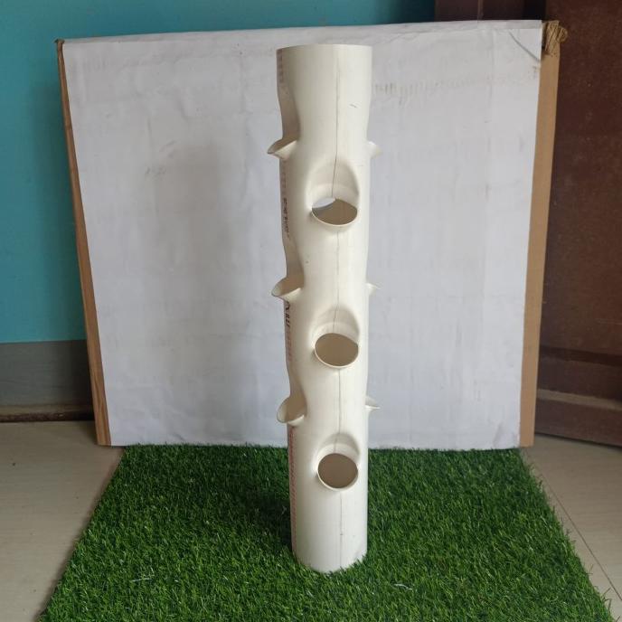 pot tower vertikal hidroponik 3 inchi pralon hidroponik tower abhmt Diminati Banget