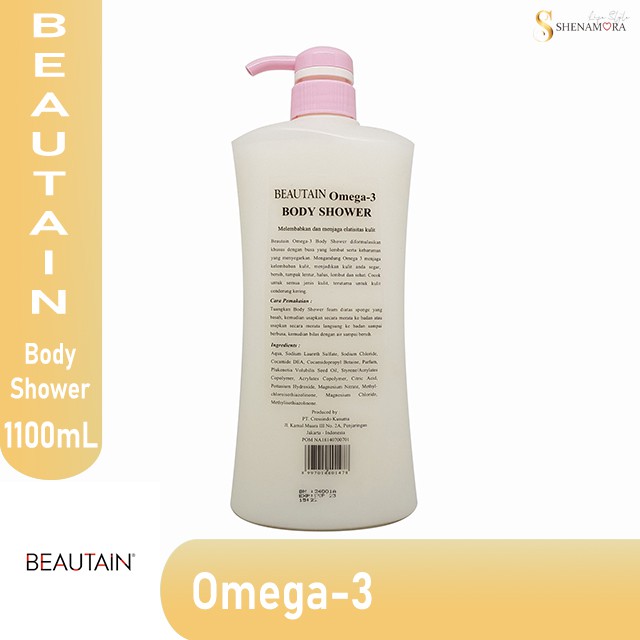 Beautain Omega 3 Body Shower | Sabun Mandi 1100 mL