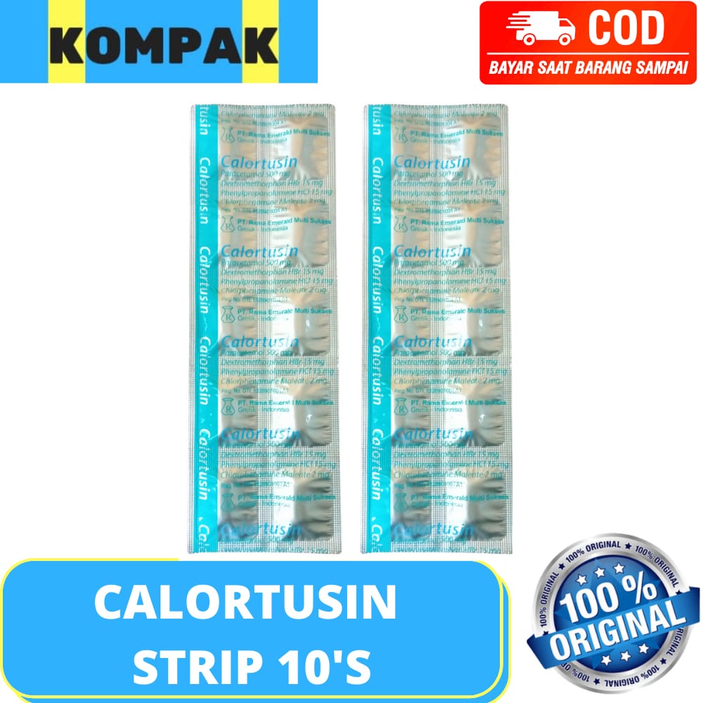 Jual OBAT FLU DAN BATUK COLORTUSIN PER STRIP Indonesia