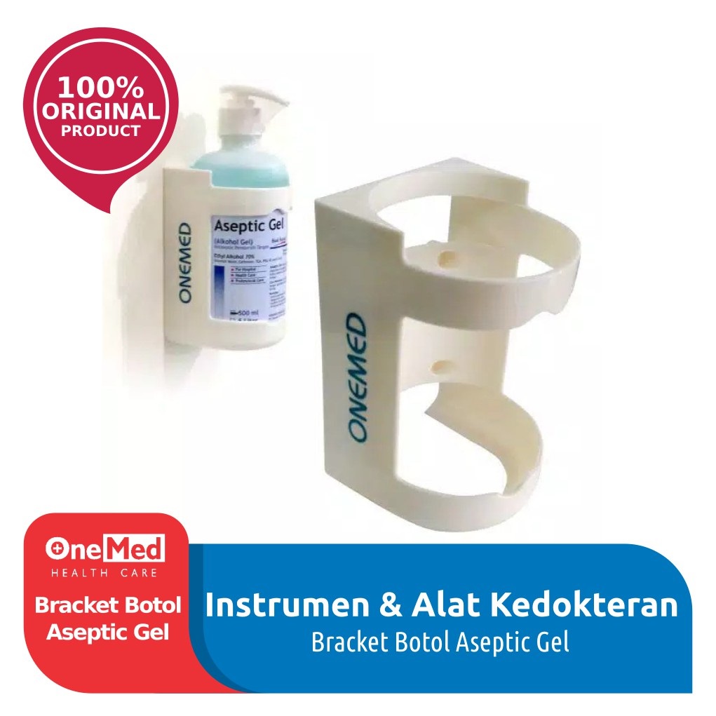 Jual ONEMED BRACKET SET / Tempat untuk Botol Hand Sanitizer Aseptic Gel