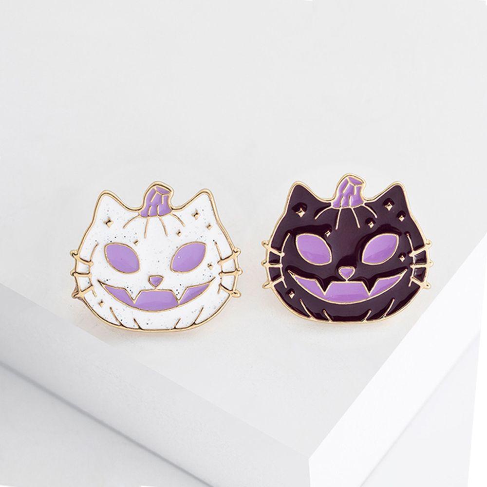 Lily Halloween Bros Lucu Dekorasi Pribadi Kartun Labu Kucing Bros