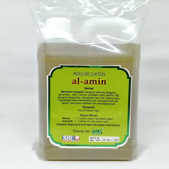 

Minyak Zaitun Extra Virgin Al Amin 1 Liter
