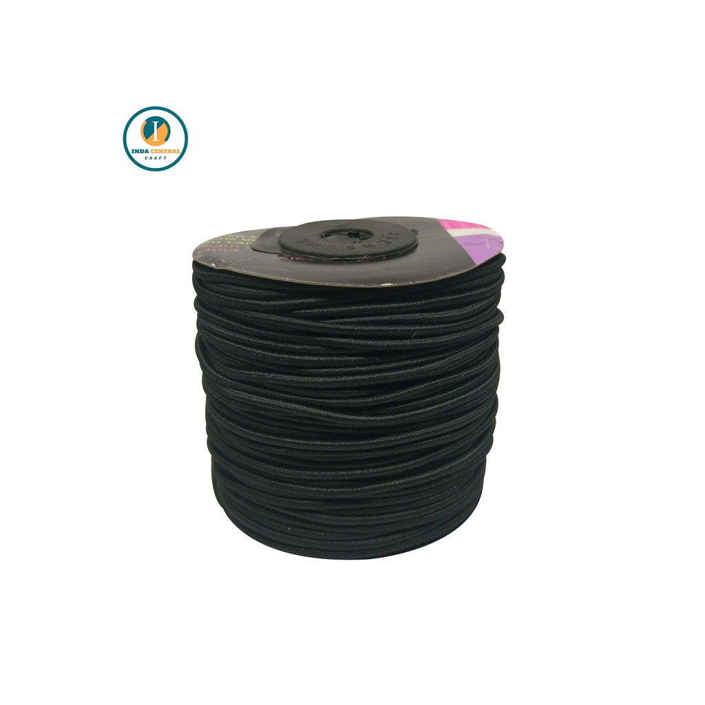 TALI KUR KARET ELASTIS 2.5 MM HITAM