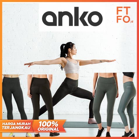 LEGGING SPORT WANITA CELANA OLAHRAGA GYM LARI YOGA ORIGINAL ANKO 300K
