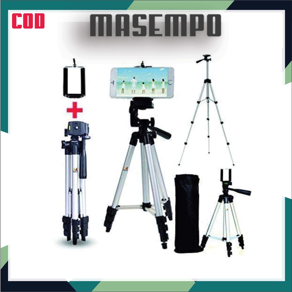 Tripod Weifeng 1M 3110/Tripod 1M Bahan Aluminium + Holder U &amp; Sarung