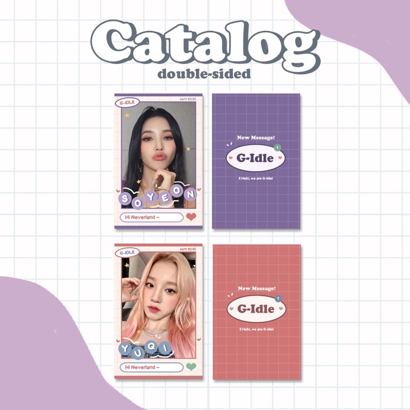 GIDLE KERYRING VOL.2 KEYCHAIN GANTUNGAN KUNCI G-IDLE TOMBOY NEVERLAND