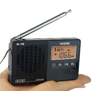 Radio Ultra Mini Tecsun PL 118  FM Stereo PLL DSP Receiver Limited