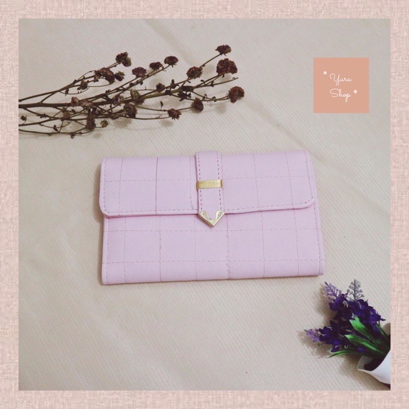 Dompet Lidah Polos Wanita | Dompet Tebal Elegant &amp; Simple | Yurashop