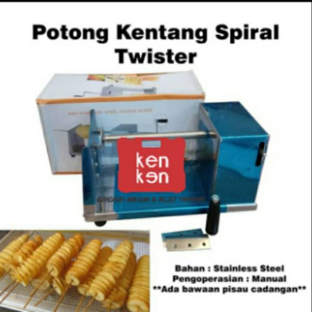 Potong Kentang Spiral Potong Kentang Twister Potato Chip