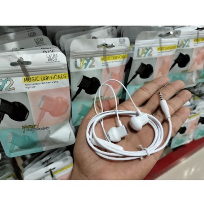 Headset Kabel Macaron U92 Warna Warni Bisa Buat Telepon dan Musik