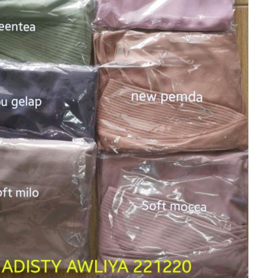 ➵ Khimar ADISTY 1 ORI AWLIYA HIJAB AWLIYA COLLECTION cerutybabydoll JUMBO TERBARU ☚