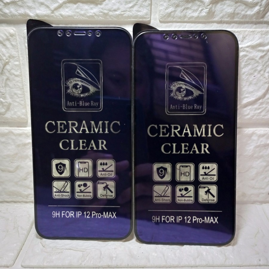 IPHONE 13 MINI 13 PRO 13 13 PROMAX ANTI GORES CERAMIC LENTUR BLUE LIGHT  MATTE ANTI MINYAK ANTI RADIASI SCREEN GUARD PELINDUNG LAYAR FULL COVER BUKAN KACA TEMPERED 13 PRO MAX