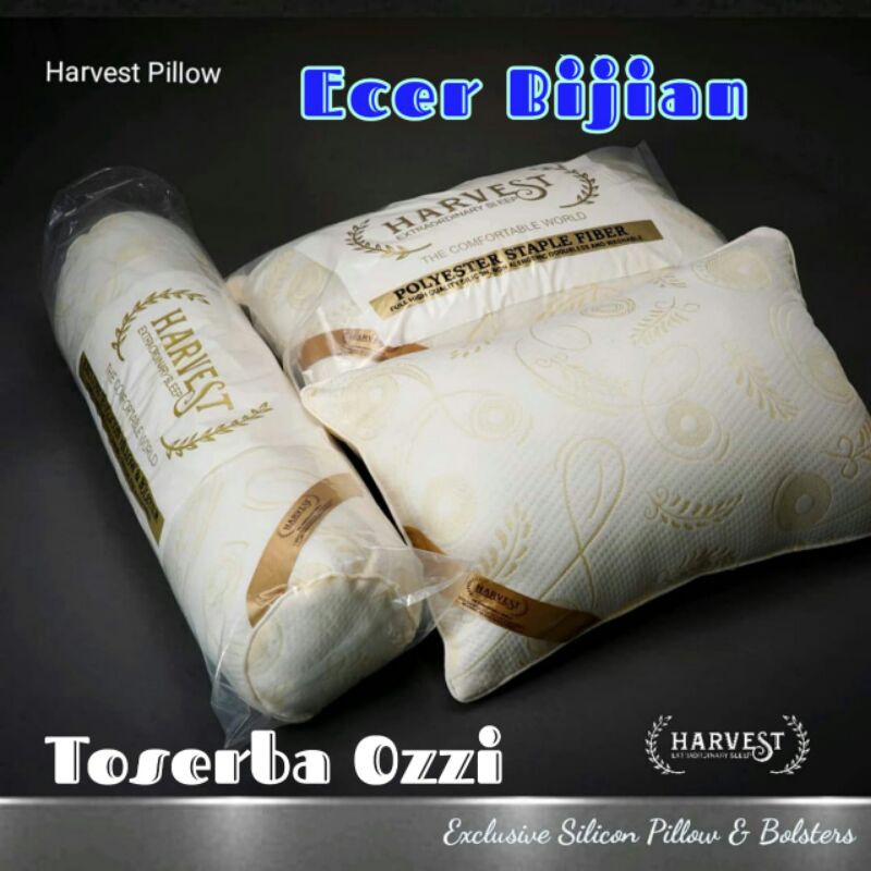 HARVEST EXCLUSIVE PILLOW BOLSTER / BANTAL GULING HOTEL KNITTING EMBOSS KING SIZE