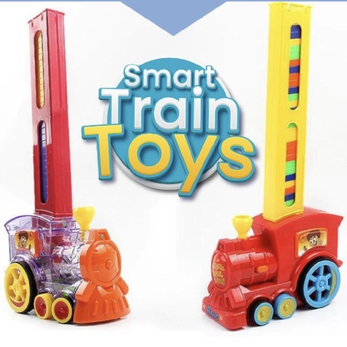 SKIKI91 - TERMURAH Smart Train Toys ORIGINAL / Mainan anak Kereta Domino