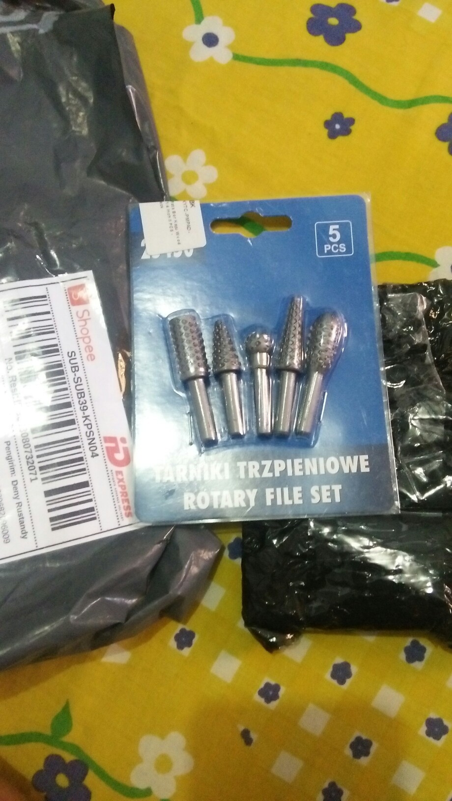 Mata Bor Lubang Ukir Kayu Wood Bits Steel 1/4 Inch 5 Pcs 57000