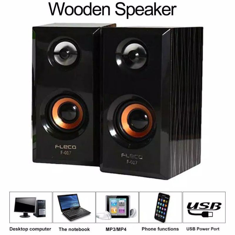 COD SPEAKER KOMPUTER/LAPTOP/HP/USB FLECO F-017 SPEAKER SALON AKTIF FLECO F-017 SPEAKER KOMPUTER X-BASS