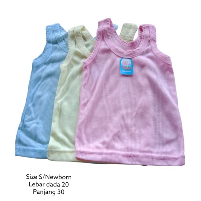 kaos dalam anak Newborn 1 lusin kaos dalam bayi lusinan