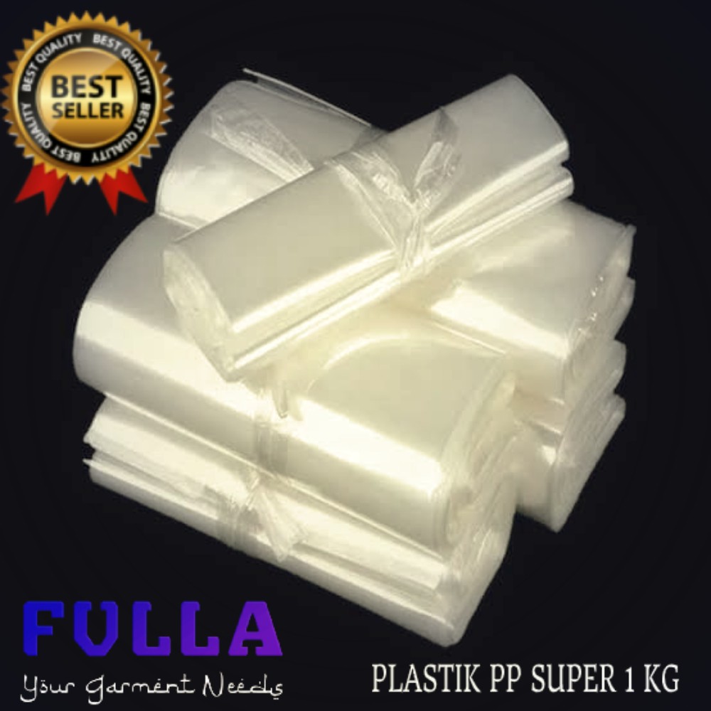 Plastik Polipropilena/PP/ Berat 1kg Bening Tebal 04