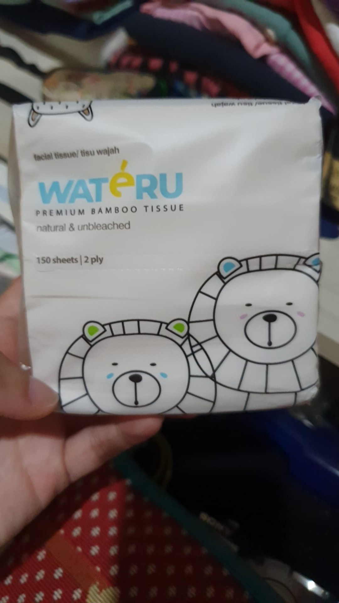 Wateru Premium Bamboo Tissue | Tisu Dapur Toilet Facial Pocket