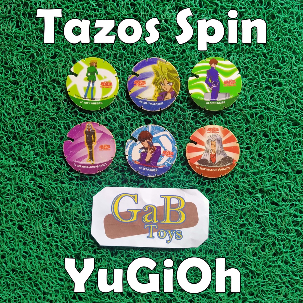 Tazos Yu-Gi-Oh Spin - Jadul Shooting Tazo - Rare Vintage Tajos Tazoz