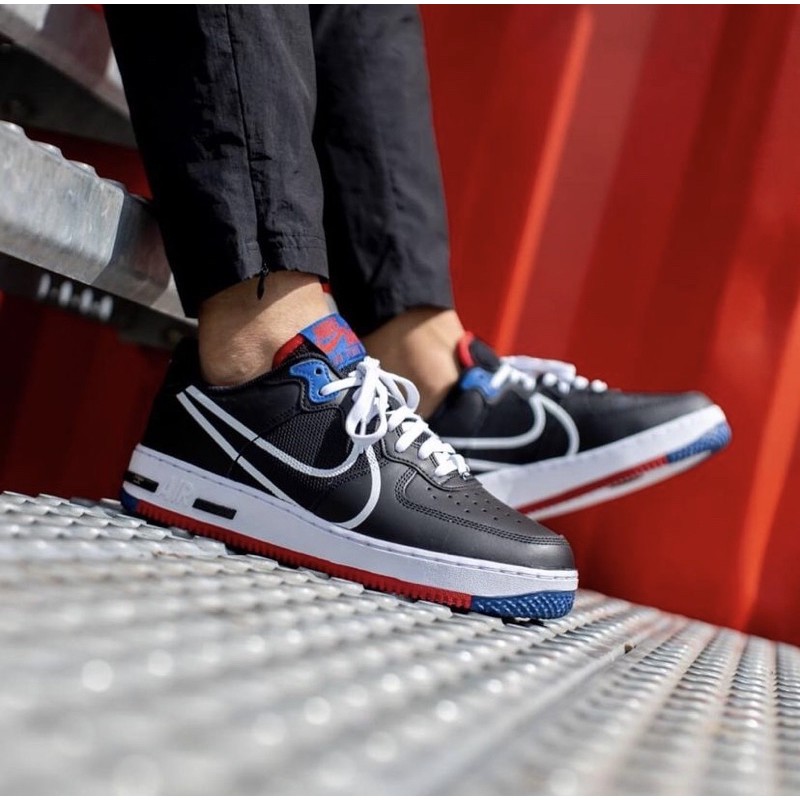 Nike Air Force 1 Low Dimsix Black (Sepatu Sneakers Casual Santai Cowok / Pria)