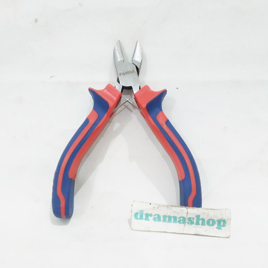 Tang Mini kecil potong diagonal gagang karet 4,5 4.5 inch 4.5&quot;