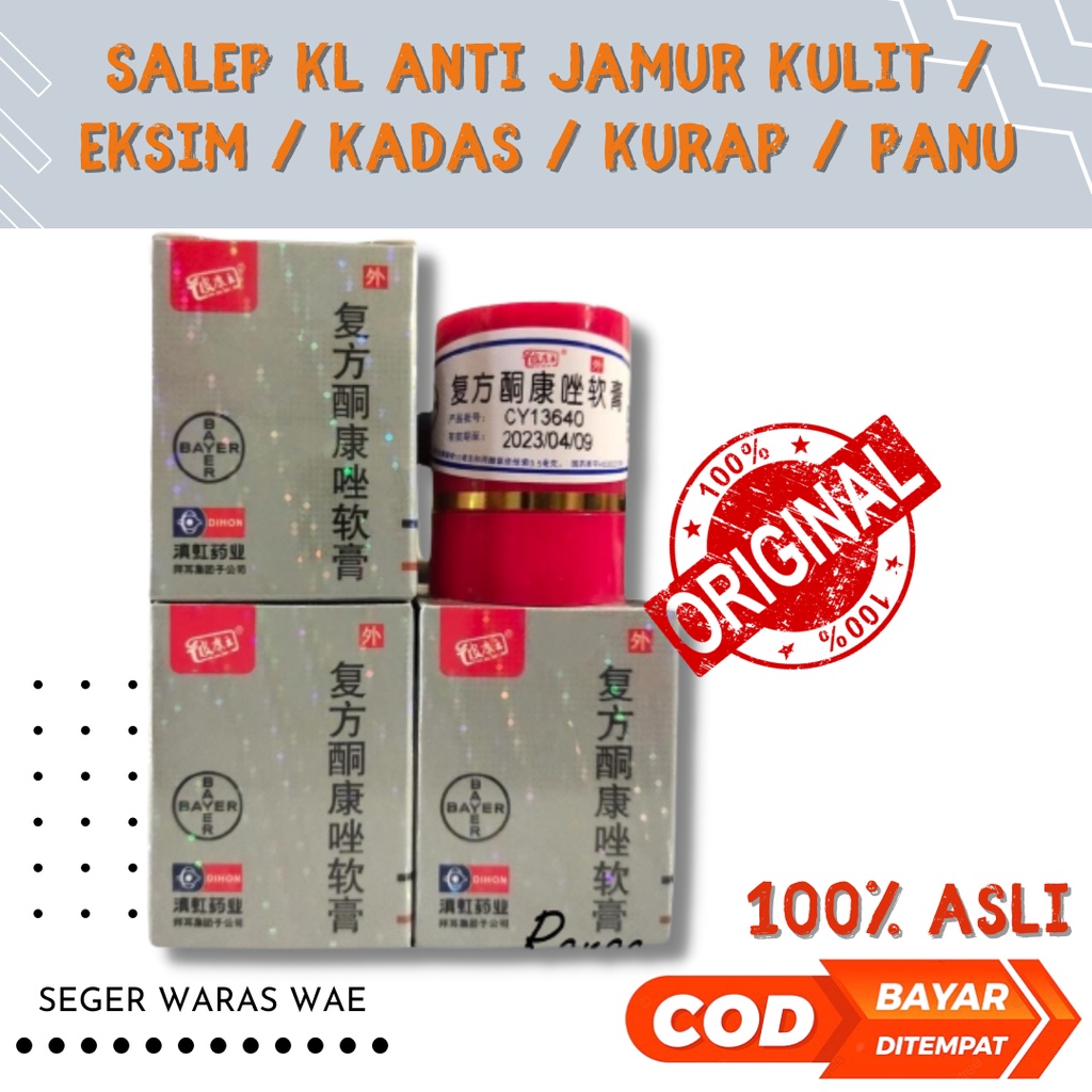 SALEP KL / Salep HL / Pi Kang Wang Atasi Kulit Gatal Eksim Jamur Panu Kadas Kurap