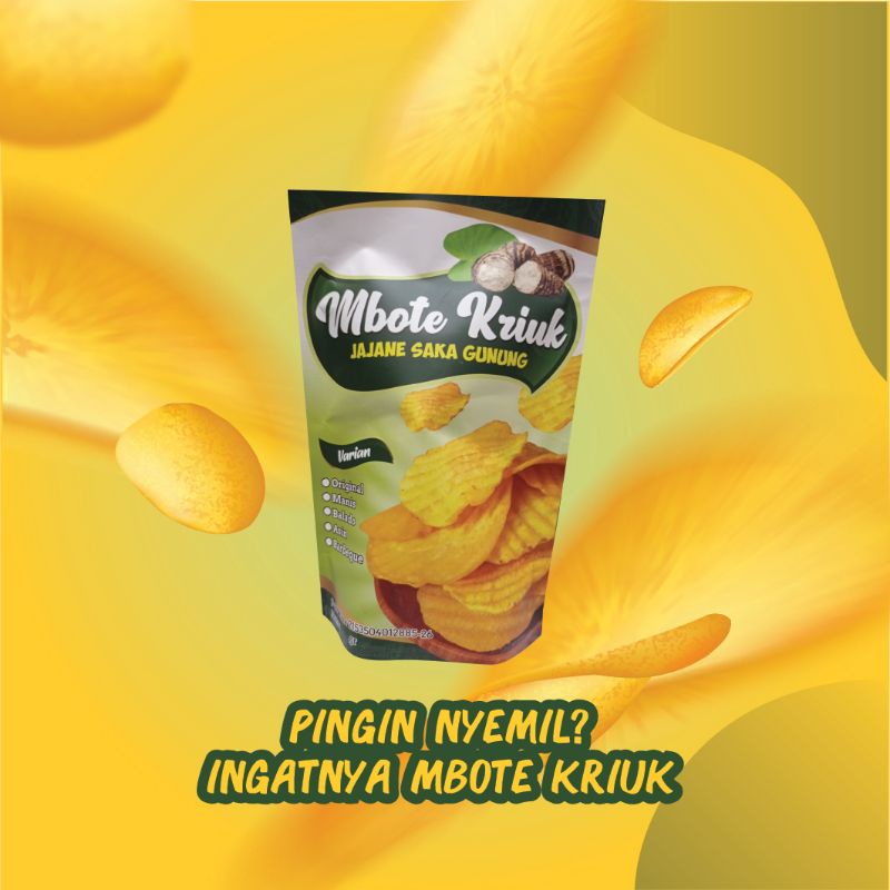 

Keripik Talas Mbote Kriuk Rasa Manis