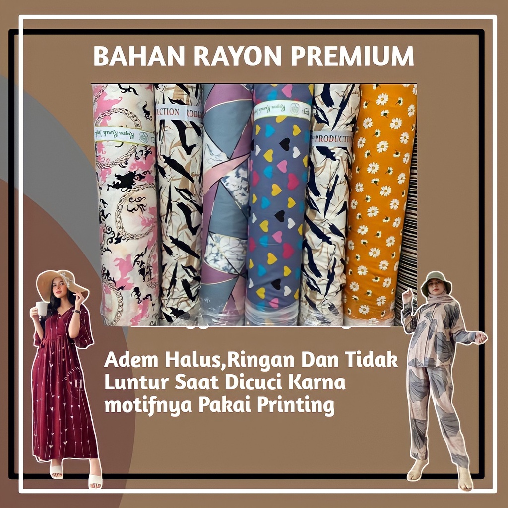 3 PCS PAKET HEMAT ONE SET RAYON