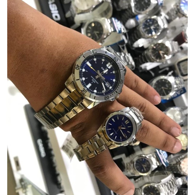 [COD] JAM TANGAN WANITA CASIO COUPLE ANALOG PASANGAN Original GARANSI FASHION KEREN KADO TERBARU