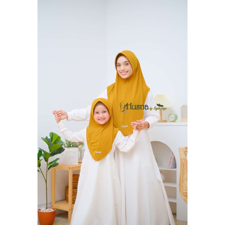 Jilbab Husna Pet Marwah Kids Jersey Zara Premium