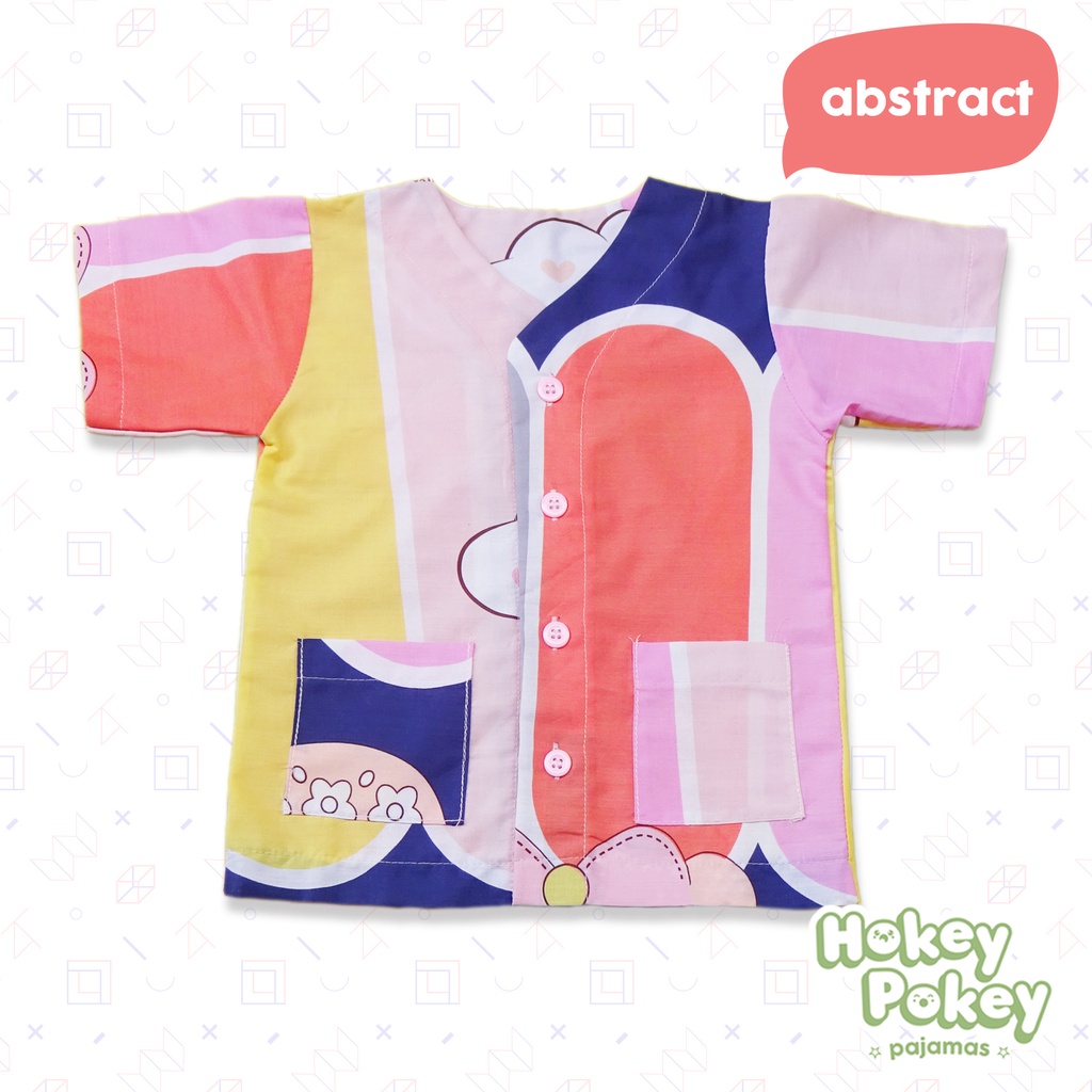 Setelan Baju Tidur Anak / Piyama Anak Motif abstract