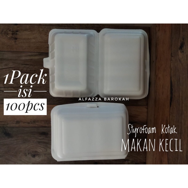 Styrofoam Kotak Makan Kecil