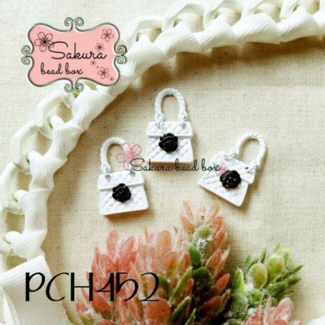 Bahan Aksesoris Gelang / Kalung Premium Charm Chanel Tas Bag