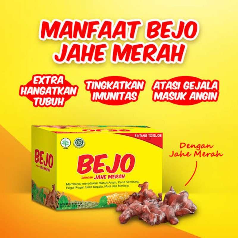 BEJO JAHE MERAH - SUSU WEDANG JAHE - BEJO MASUK ANGIN PLUS - BEJO ANAK