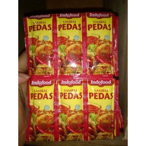 

sambel indofood pedas @ 9 gr 1 renceng isi 36 sachet