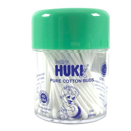 Huki Cotton Bud POT 100'S|Huki Cotton Bud Dewasa