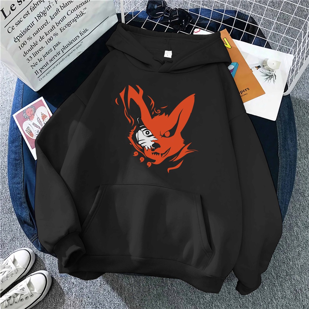 hoodie KURAMA hoodie uzumaki naruto hoodie boruto hoodie anime S M L XL XXL XXXL XXXXL big size