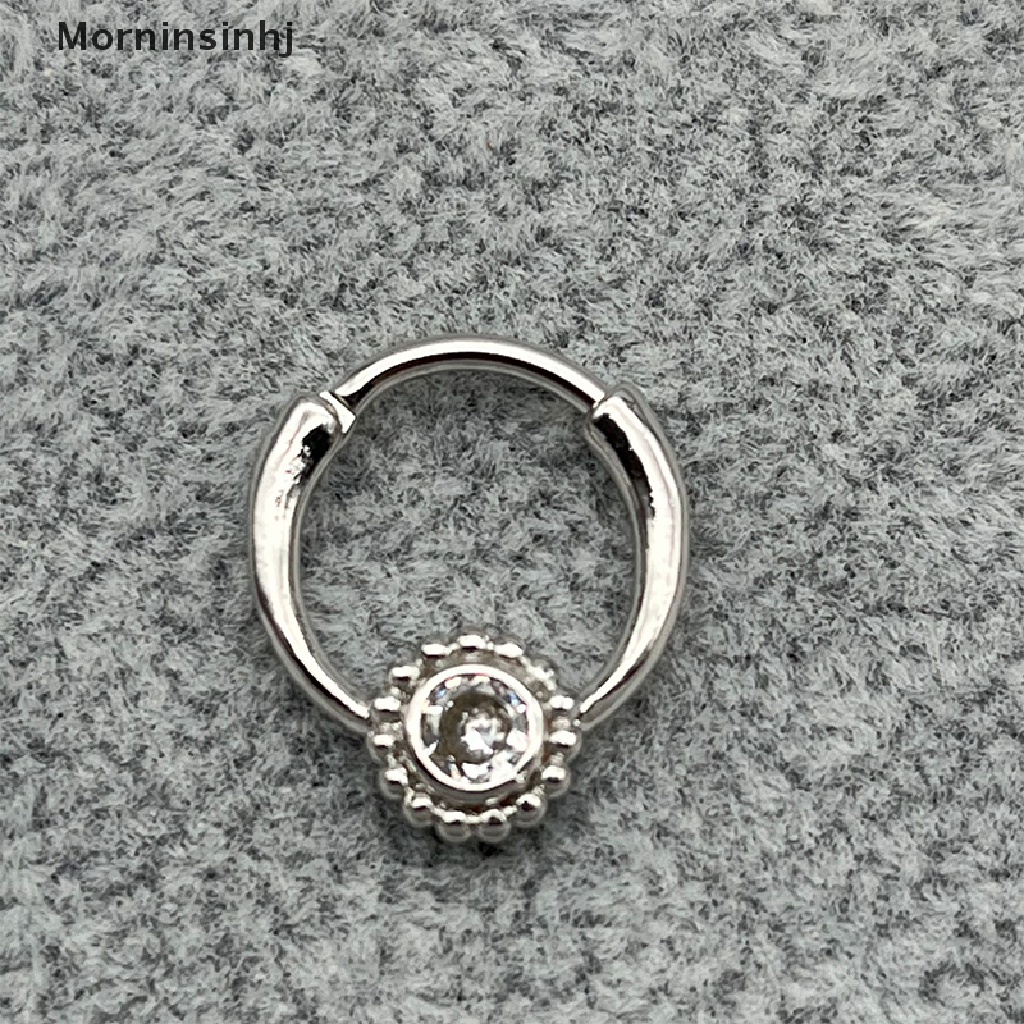 Cincin Tindik Bahan Titanium Steel Untuk Telinga Dan Hidung