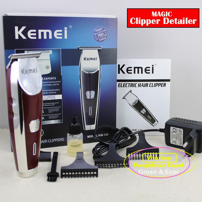 KEMEI KM-125 ALAT CUKUR RAMBUT / BABY CLIPPER / MESIN CUKURAN RAMBUT CAS