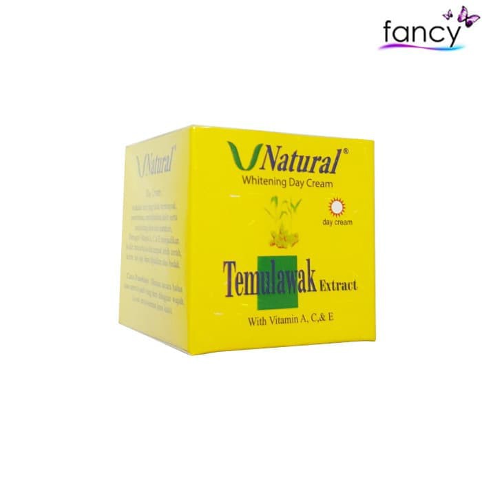 

V Natural Temulawak Whitening Day Cream BPOM Krim Siang Pencerah Wajah