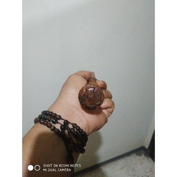 tongkat komando gaharu wangi kalimantan full ukir etnik jawa