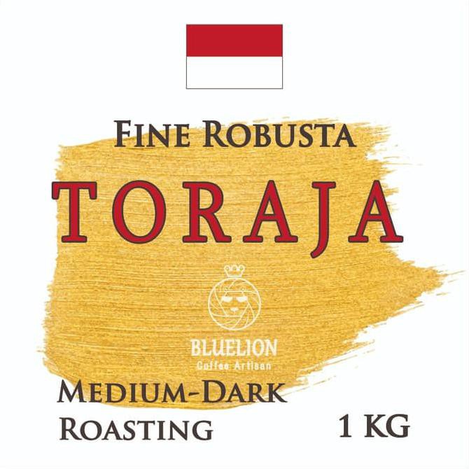 

1 KG - Toraja - Fine Robusta Coffee - Kopi Bluelion - BIJI