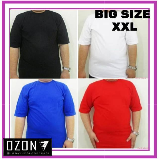 Size XXL - Kaos Polos Polosan Kaos Oblong Baju Polos Baju Distro Murah