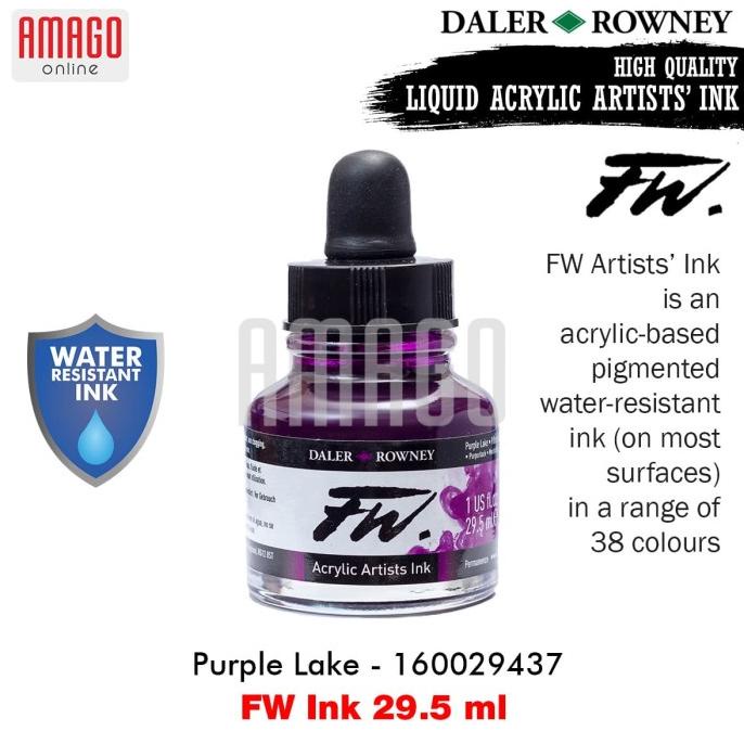 

Ink | Daler-Rowney - Fw Ink 29.5 Ml - Purple Lake - 160029437
