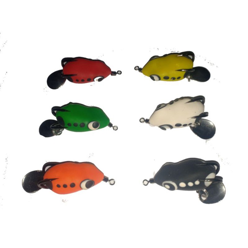 kodok mini soft frog 3 cm